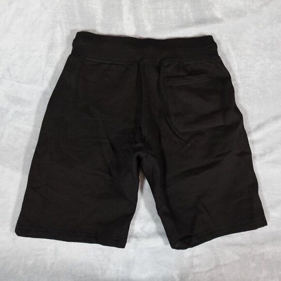 Superrradical Fleece Shorts Mens Medium 10” Streetwear Drawstring Black - Picture 3 of 10